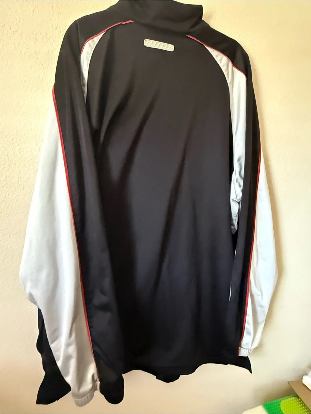 Nike Air Button Up Jacket Size 5x Men's Black and White Rare Vintage
